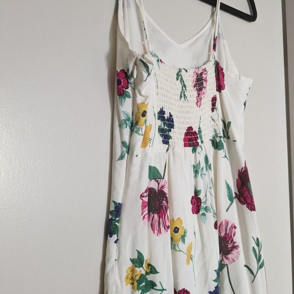 GAP Fit and Flare Cami Floral Midi Dress (Size: S) - Picture 1 of 5